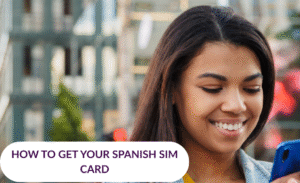 Picture of someone on their phone using a SIM Card