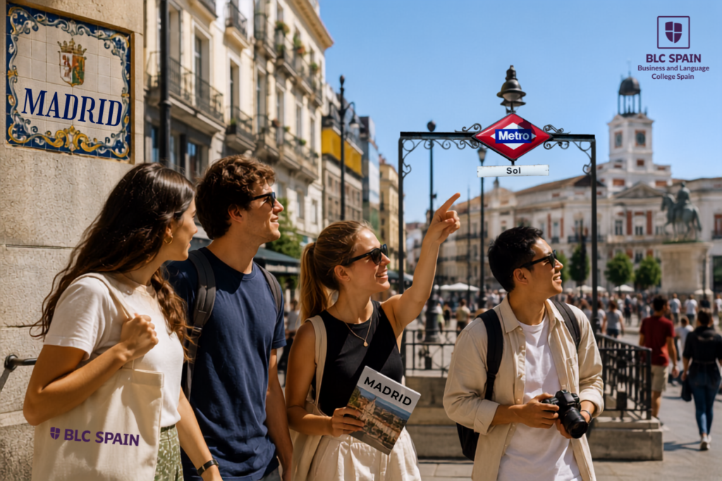 BLC Spain student experiencing Madridnand its culture as part of their summer immersion programme