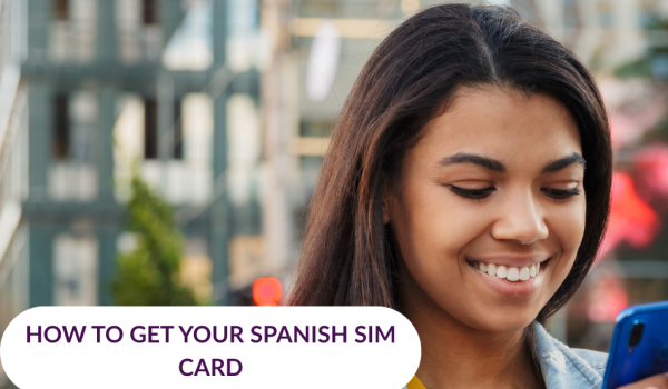 Picture of someone on their phone using a SIM Card